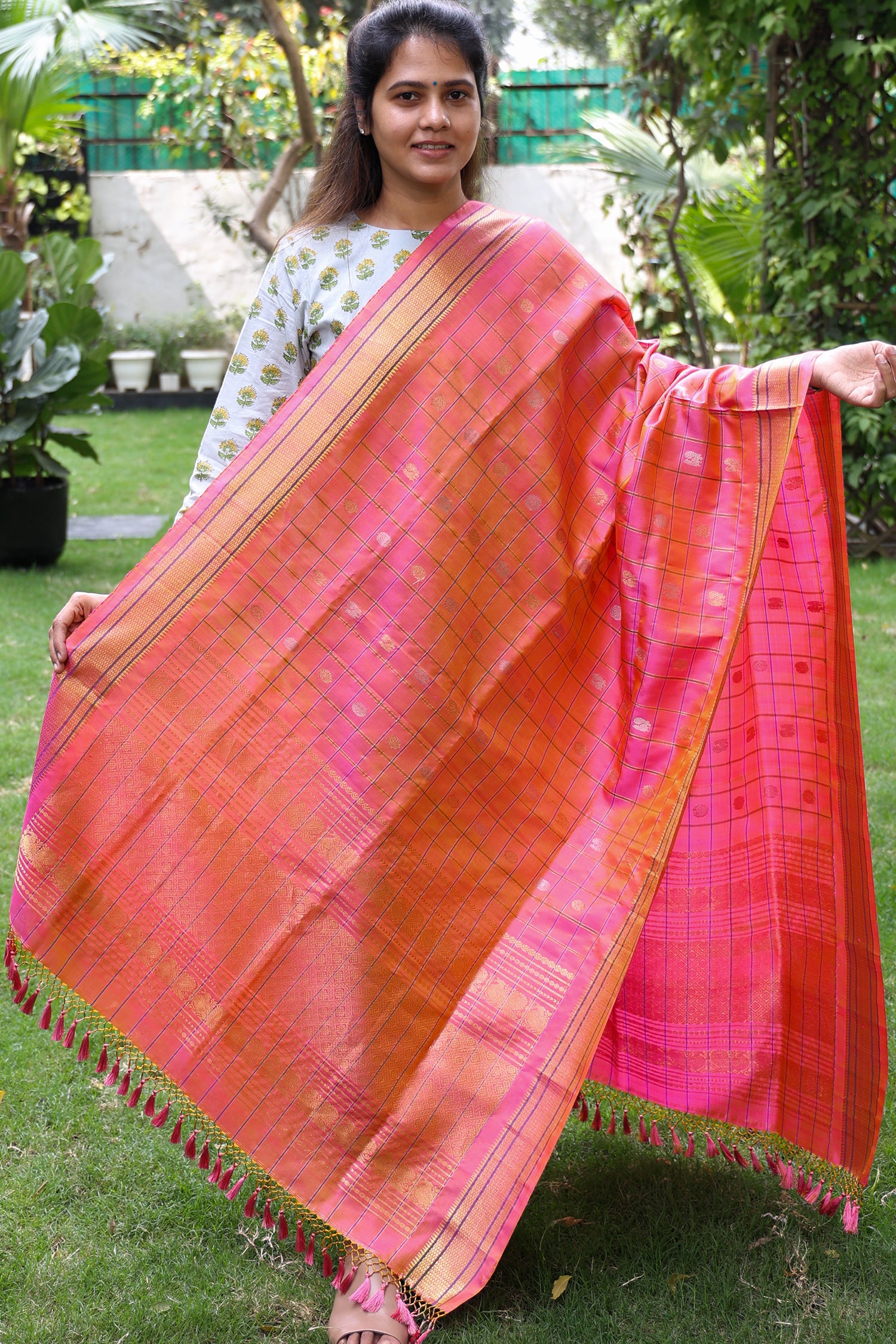 Orange Dupatta