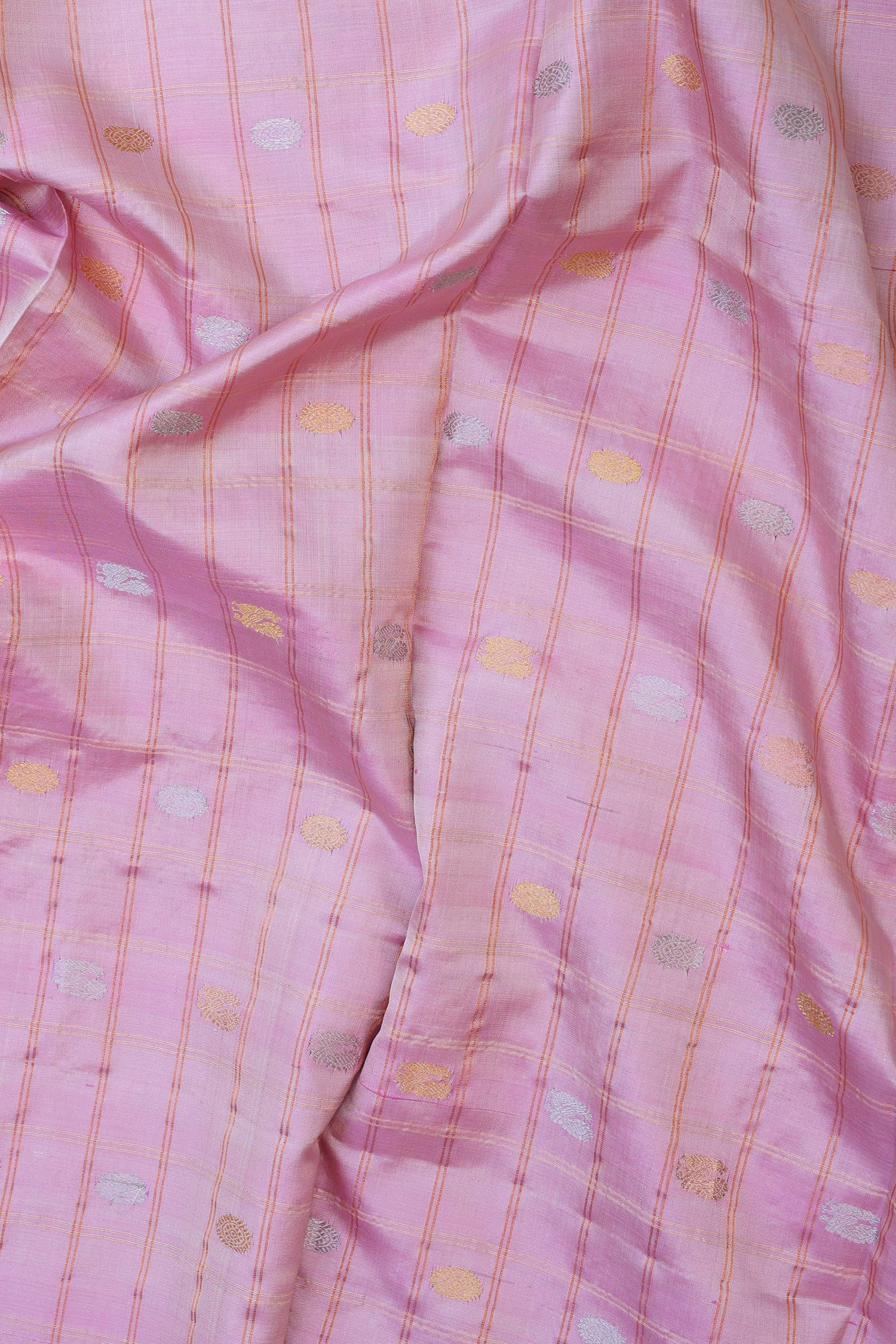 Baby Pink and Golden Dupatta